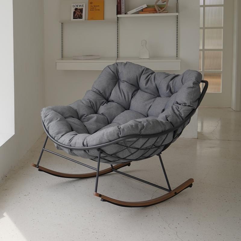 Indoor & Outdoor Royal Rocking Chairs with Cushions for Porch, Garden, Patio