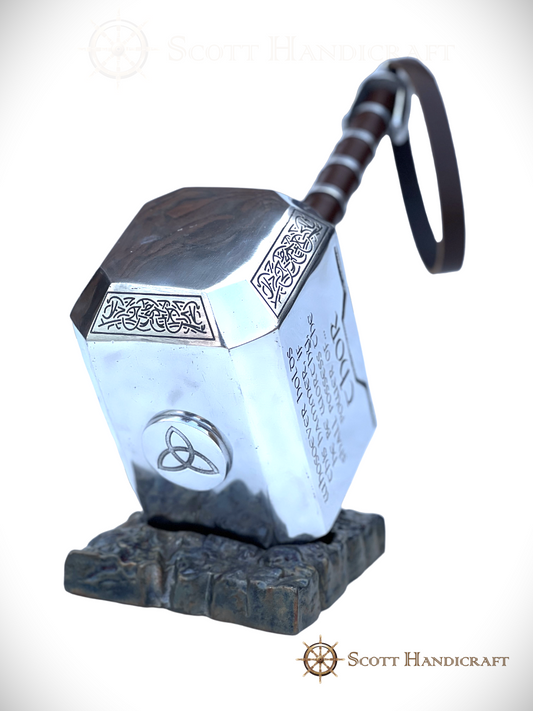GOD OF THUNDER  HAMMER - Handcrafted Mjolnir